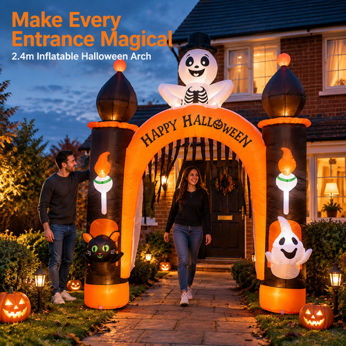 Halloween inflatable arch 4m - inflatable,