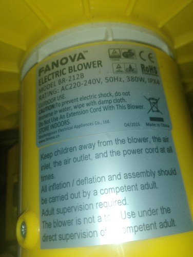 Electric blower pump fan - blower,